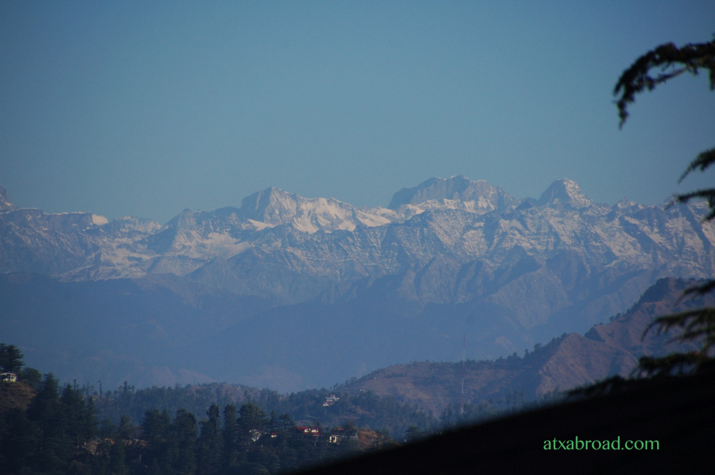 Himalayas from The Ridge