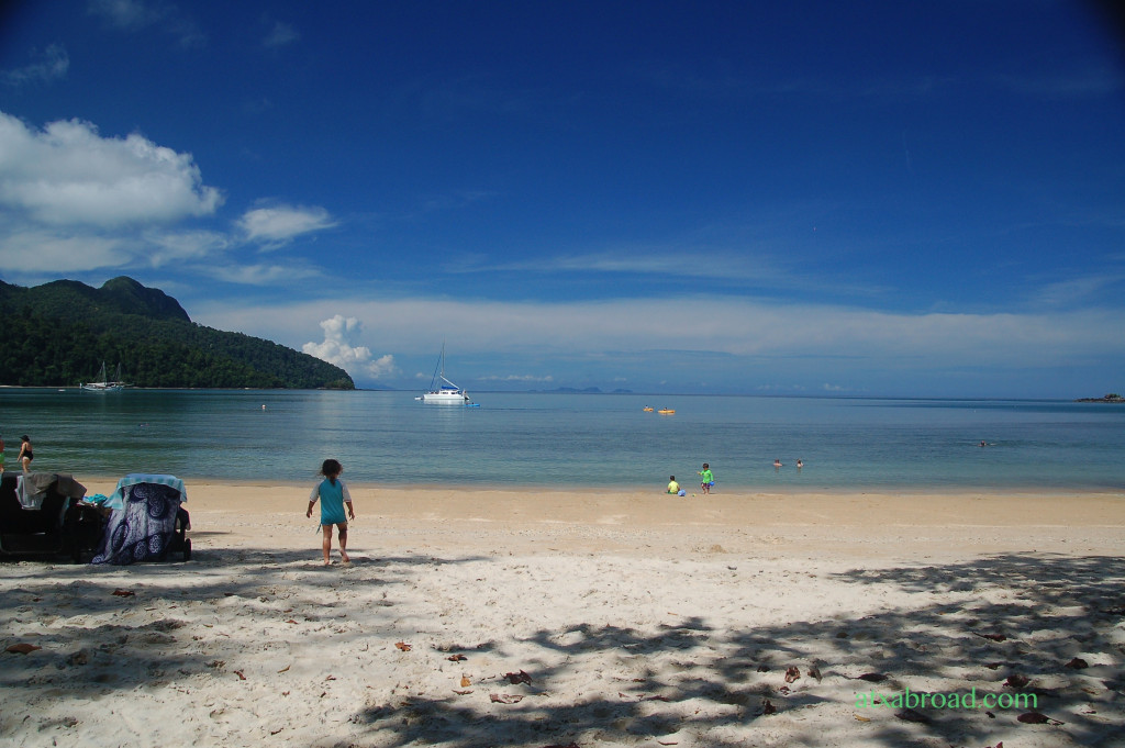 Datai Bay from my Lounger