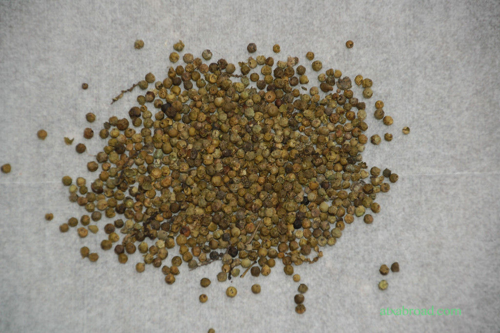 And my favorite, green peppercorns